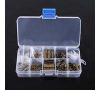 RASTKY Kit de Suministros para Hacer Aretes, Manualidades, Kit para Hacer Joyas, Suministros, Surtido de Accesorios, Profesionales de Artesanía en Fabricación de Joyas (cian)