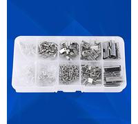 RASTKY Kit de Suministros para Hacer Aretes, Manualidades, Kit para Hacer Joyas, Suministros, Surtido de Accesorios, Profesionales de Artesanía en Fabricación de Joyas (SILVER)