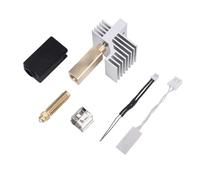 RASTKY Kit Eficiente de Bloque Calefactor de Extrusora de Carbono con Bloque Calefactor de Cerámica Piezas de Impresora 3D de Calentamiento Rápido para Filamento de 1,75 Mm PLA, ABS, TPU, PETG, PP,