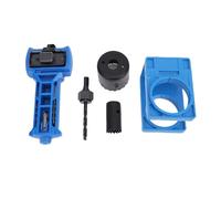 RASTKY Kit Profesional de Mortaja con Pestillo de Puerta con Sierra Perforadora para Puertas de 1-3/8"-1-3/4" de Espesor, Acero Al Carbono Azul