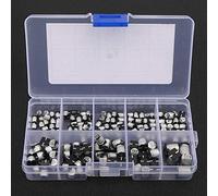 RASTKY Kit Surtido de 165 Condensadores Electrolíticos de Aluminio SMD 0,47 UF - 470 UF, Proyectos Electrónicos Perfectos