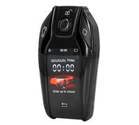 RASTKY LCD Smart Car Key Remote Ingresos sin Llave, Operación de Pantalla Táctil, Llave sin Control de Distancia, Función Anti -Poste, Adecuada para Propietarios de Automóviles (Black)
