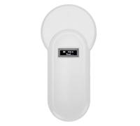 RASTKY Lector de Chips para Animales Pantalla Digital Escáner de Chips para Mascotas Portátil de Alta Sensibilidad para Uso en Granjas Ganaderas con Carga USB para Gestión de Cría de Ganado - Blanco
