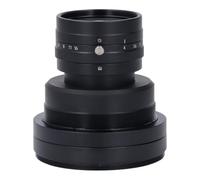 RASTKY Lente de Cámara Industrial de Alta Resolución F4 de 60 Mm Enfoque Manual para Uso de Chip de Matriz Lineal, Aleación de Aluminio, para Aplicaciones Industriales