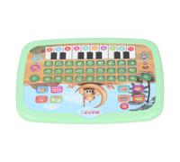 RASTKY Libro Electrónico de Aprendizaje del Alfabeto árabe para Niños Lenguaje árabe Toy Educativo 28 Palabras 10 Números para Enriquecimiento Cultural Tamaño de plástico: 18 X 24 X 2cm (Green)