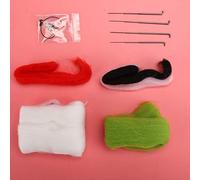 RASTKY Lindo Fieltro de Lana Artesanal Conjunto de Fieltro de Lana para Niños Adultos Herramienta Hecha a Mano Sandía Zanahoria Melocotón Fresa (de)