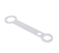 RASTKY Llave de Eje de 14 Mm, 22 Mm, 32, Herramienta Ideal Versátil para Mantenimiento de Motocicletas, Fácil Identificación del Tamaño para Entusiastas de las Motocicletas, Cromo Pulido (1 X Llave