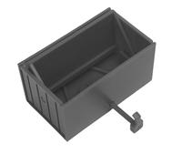 RASTKY Llave de Garaje para Automóviles con Piso interactivo: Entrada y Decoración de Llaves con Pared, Almacenamiento de Llaves de Diseño Universal, Entusiastas de los Carnívoros y Mentiras (Gris