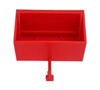 RASTKY Llave de Garaje para Automóviles con Piso interactivo: Entrada y Decoración de Llaves con Pared, Almacenamiento de Llaves de Diseño Universal, Entusiastas de los Carnívoros y Mentiras (rojo)