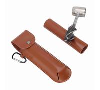 RASTKY Llave de taladro de supervivencia al aire libre, taladro manual autorroscante de acero para carpinteros, herramienta de construcción