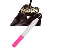 RASTKY Lubricador de Aguja de Pasador de Aceite, Herramienta de Reparación de Reloj, Lubricante, Engrasador de Pasador de Aceite, Negro (Bolígrafo de Punto Rosa)