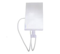 RASTKY Lupa de Página de Cuello de Cisne, Lupa 4X para Uso en el Cuello, Ayuda de Lectura para Letras Pequeñas, Adecuada para Personas Mayores con Gafas, ABS (White)