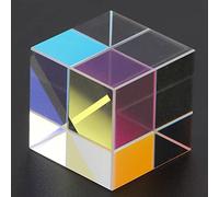 RASTKY Luz Brillante de Seis Lados Combine Prisma - Glass óptico de Vidrio Prism para Decoración, Fotografía, Enseñanza e Investigación - 2.2 2cm (2 * 2 * 2cm)