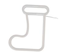 RASTKY Luz de Neón Navideña, Luz LED para Bota, Señal de Neón, Funciona con Pilas, Decorativa con Carga USB para Familiares y Amigos