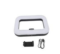 RASTKY Luz de Relleno para Teléfono de Mano, Equipo de Video para Teléfono Inteligente Regulable Recargable con Control Remoto Bluetooth, para Transmisión en Vivo, (Modelo RGB a Todo Color 7500 mAh)