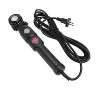 RASTKY Luz de Trabajo LED Portátil Giratoria de 360 grados de 60 W con Luz de Problemas Magnética COB de 3000 Lm para Uso Versátil (Enchufe de la UE)