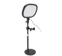 RASTKY Luz de Videoconferencia de Escritorio 10 Niveles de Brillo 3 Colores Modo Opcional Altura Ajustable para Transmisión de Zoom Grabación de Video Maquillaje