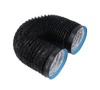 RASTKY Manguera de Escape de Ventilación para Secadora de 7 Pulgadas, Diseño en Espiral, Reducción de Ruido, Lámina de Aluminio, Conductos de Aire Aislados Flexibles para Salas de Secado