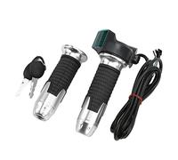 RASTKY Manija del Acelerador de Control de Velocidad con Pantalla de Voltaje en Tiempo Real para Bicicletas Eléctricas, Adecuada para Monitoreo de Batería, Fácil Instalación, Llave de 2 Piezas