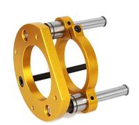 RASTKY Máquina de Corte Universal Ajustable de 65 Mm de Diámetro Elevador de Enrutador de Aluminio para Aficionados Al Bricolaje y Carpinteros Oro