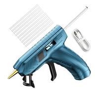 RASTKY Máquina de Pegamento Termofusible Recargable por USB, Flujo de Pegamento Ligero de Calentamiento Rápido 15s para Uso Doméstico, Barra de de Color Azul 10