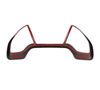 RASTKY Marco Decorativo para Salpicadero de Coche, Embellecedor de AnillosHonda 10.ª Generación 2016-2018, Elegante Acabado en Rojo, Material ABS, Fácil Instalación, Actualización Interior (estilo