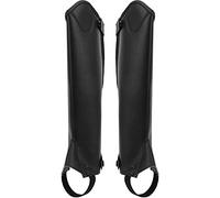 RASTKY Media Gorra de Cuero de Súper Fibra de Alta Gama para Niños con Cremallera Completa y Diseño de Sellado de Botones, Interior Cómodo, Diferentes Tamaños, para Montar a Caballo (CS)