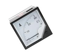 RASTKY Medidor de Corriente de Panel Analógico 6L2 300A/5A Amperímetro Tipo Puntero para Instrumentos de Medición Eléctricos, Pruebas de CA/CC en la Industria Química Metalúrgica