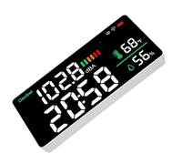 RASTKY Medidor de Decibelio LED LED de 11 Pulgadas - 2.4 G de Ruido de la Pared Wifi, Temperatura, Humedad y Medidor de Pantalla de Tiempo Smart Home