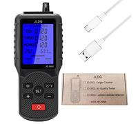 RASTKY Medidor Digital de Calidad del Aire CO2 TVOC HCHO Monitor de Temperatura y Humedad para Dormitorio Material Plástico 1 * Cable USB