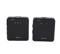 RASTKY Micrófono Lavalier Inalámbrico Reducción de Ruido Avanzada Mini Micrófono con Clamp/Holder para Transmisión de Entrevistas, Escucha en Tiempo Real para Presentador de Grabación de Video