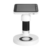 RASTKY Microscopio Digital 1000X FHD 3,97 Pulgadas 12M Lupa de Monedas para Estudiantes, Cámara de Microscopio Electrónico de Grabación HD para Aula Laboratorio ABSPantalla Negra 600mAh