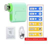 RASTKY Microscopio Digital de Mano Resolución 4K Aumento 1000X Microscopio Portátil para Niños para Excursiones (Green)