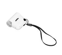 RASTKY Microscopio Portátil con Aumento de 55X, Lupa de Lente óptica HD de Tamaño con Luz LED, Observaciones sobre la Marcha