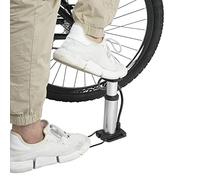 RASTKY Mini Bomba de Piso de Bicicleta de Alta Presión Duradera para Todos los Ciclistas, Bomba de Aire Portátil y Estable para Válvulas Americanas y Francesas (Silver)