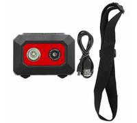RASTKY Mini Cámara Deportiva Portátil con una Grabación de un Toque para Escaladores de Rocas y Aventuras de Aventura (Negro Rojo)