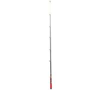 RASTKY Mini Caña de Pescar Portátil, Resistente, Telescópica, Ultracorta, Cebo Duro para Actividades Al Aire en el Océano, Fibra de Vidrio, Color Rojo (1,5 Metros [Poste Desnudo])