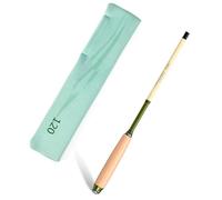 RASTKY Mini Caña de Pescar Telescópico Compacto Agarre Ergonómico Antideslizante para Niños Material de Pesca: Madera Maciza de Carbono, Escena aplicable: Actividades Al Aire para Niños (1,2 m)