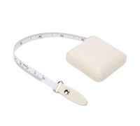 RASTKY Mini Cinta Métrica de Cuerpo de Doble Escala con Carcasa de Cuero de PU Suave, Cinta Métrica de Costura Flexible para Sastrería y Manualidades, Herramienta de Medición de Tela de 59 Pulgadas