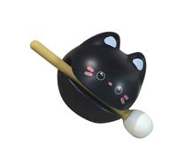 RASTKY Mini Figura de Animal, Juguete, Instrumento de Percusión, Adorno para Aliviar el Estrés en el Trabajo, la Escuela o el Hogar, 4.1x2.7x2.4in (E)