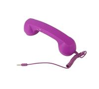 RASTKY Mini Mic Phone Retro Classic Auricular Telefónico de 3,5 Mm Diseño Elegante Funciona con la Mayoría de los Dispositivos Móviles Material: ABS Longitud del Cable 100 Cm Cantidad 1 Pieza para