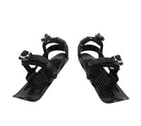 RASTKY Mini Patines de esquí Andoes para Niños: Tablas de esquí Fijadas a Esquís para Deportes de Invierno, Pistas Colinas, Mesas para Interiores y Niños Divertidos (Black)