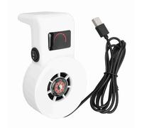 RASTKY Mini Ventilador de Refrigeración USB para Pecera, Uso Multiusos de bajo Consumo para Acuario, Ahorro de Espacio (White)