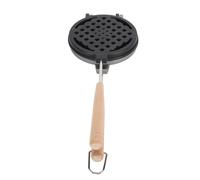 RASTKY Mini Waffle Maker Diseño Multifuncional Distribución Uniforme del Calor Camping 14,2 X 5,5 Pulgadas para Aventuras Al Aire Libre