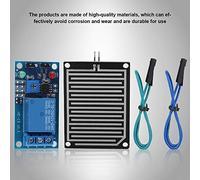 RASTKY Módulo de Control de relé del Módulo del Sensor de Gotas de Lluvia de 12 V con Materiales de para Uso Industrial