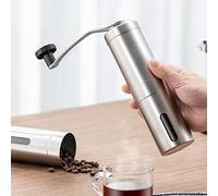 RASTKY Molinillo de café Manual Molino de Granos de café Manual Portátil de Acero Inoxidable para por Goteo Prensa Francesa, Molienda Precisa para Oficina, Viajes, Camping, 7,09 X 1,85 X 1,85 Pulgadas
