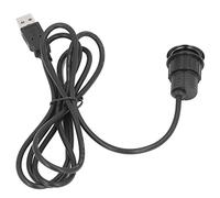 RASTKY Ojal de Alimentación USB para Escritorio Instalación Duradera Fácil de Instalar Salida USB Empotrada para Oficina en el Hogar Ojal de Alimentación de Aleación de Aluminio ABS de 5 V