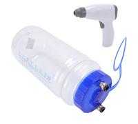 RASTKY Ordeñadora de Vacas Portátil de 2L, Pistola de Vacío Eléctrica USB Ajustable de 5 Etapas con Potencia de Succión para Lecherías Pequeñas y Medianas