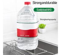 RASTKY Organizador de Fregadero Telescópico de Acero Inoxidable 304, Estante de Drenaje de Cocina Duradero para Cepillo de Esponja y, sin Marca de Agua, Estante de Fregadero Expandible para Cocina,