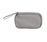 RASTKY Organizador Electrónico de Doble Capa, Bolsa Ligera para Cargador de Cable de Viaje, Regalo Ideal para Viajes de Negocios, Poliéster 7,9 X 4,7 X 1,6 Pulgadas (Gray)